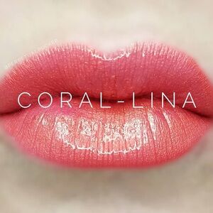 Lipsense Coral-Lina NEW Warm Frost Peach Pink Shimmer Long Last Liquid Lipstick